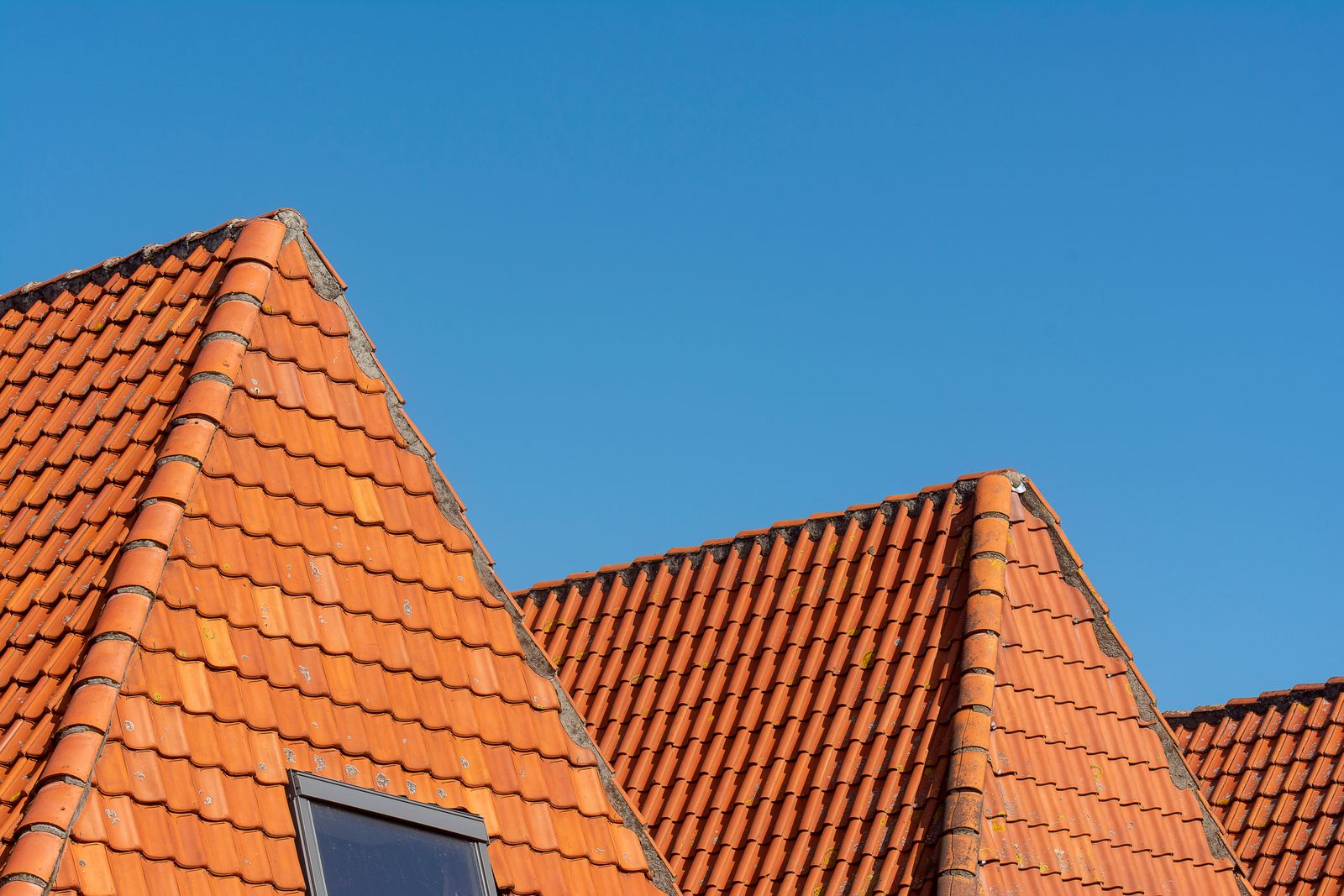 Clay and concrete tile roof