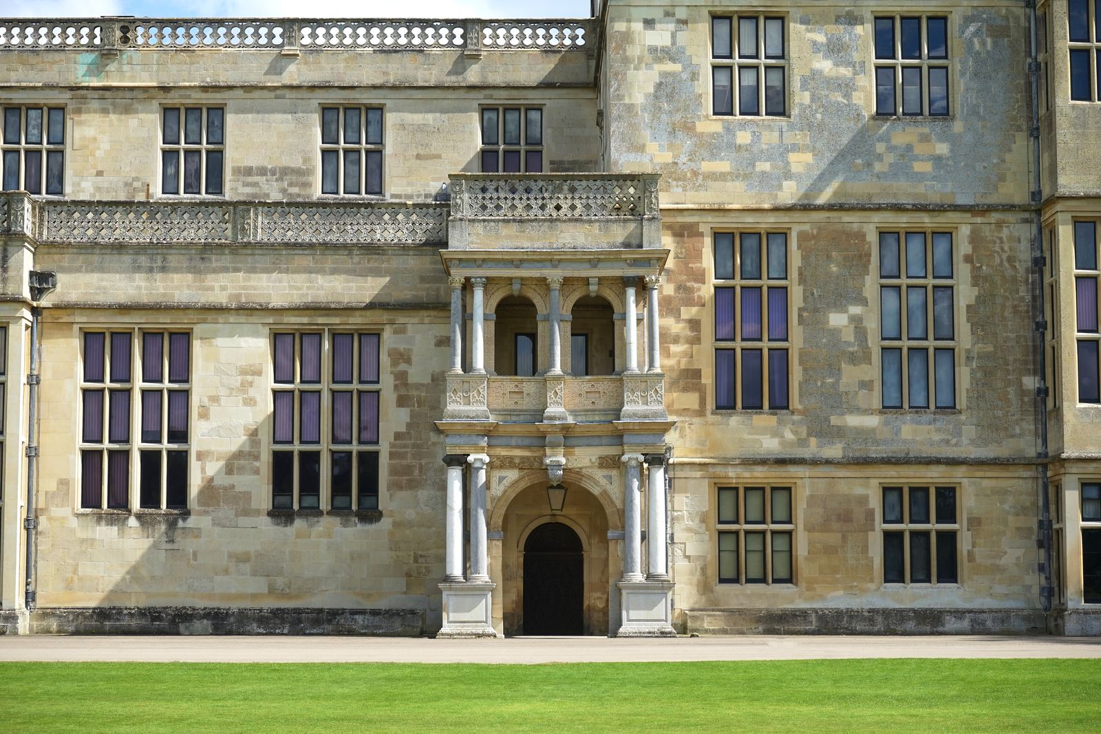 Historic mansion facade